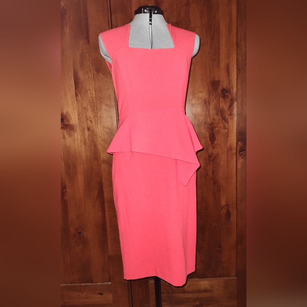 BCBGMaxazria Simone Peplum Dress